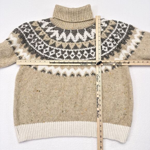 Pilcro Turtleneck Sweater Plus Size 2X Oversized Fair Isle Slouchy Ribbed NEW - Picture 13 of 15